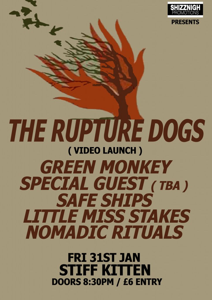 Rupture Dogs - shizznigh poster