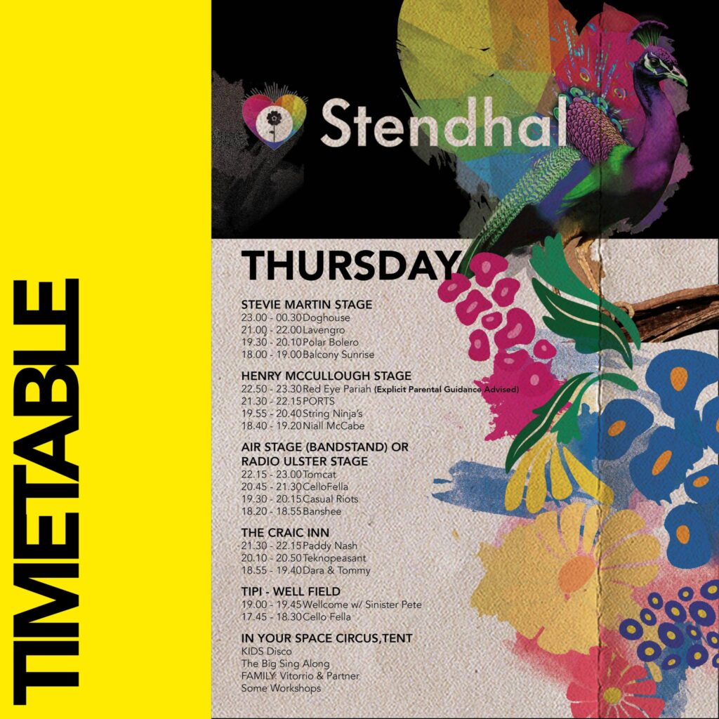 Thursday Stendhal Festival 2024 Line up